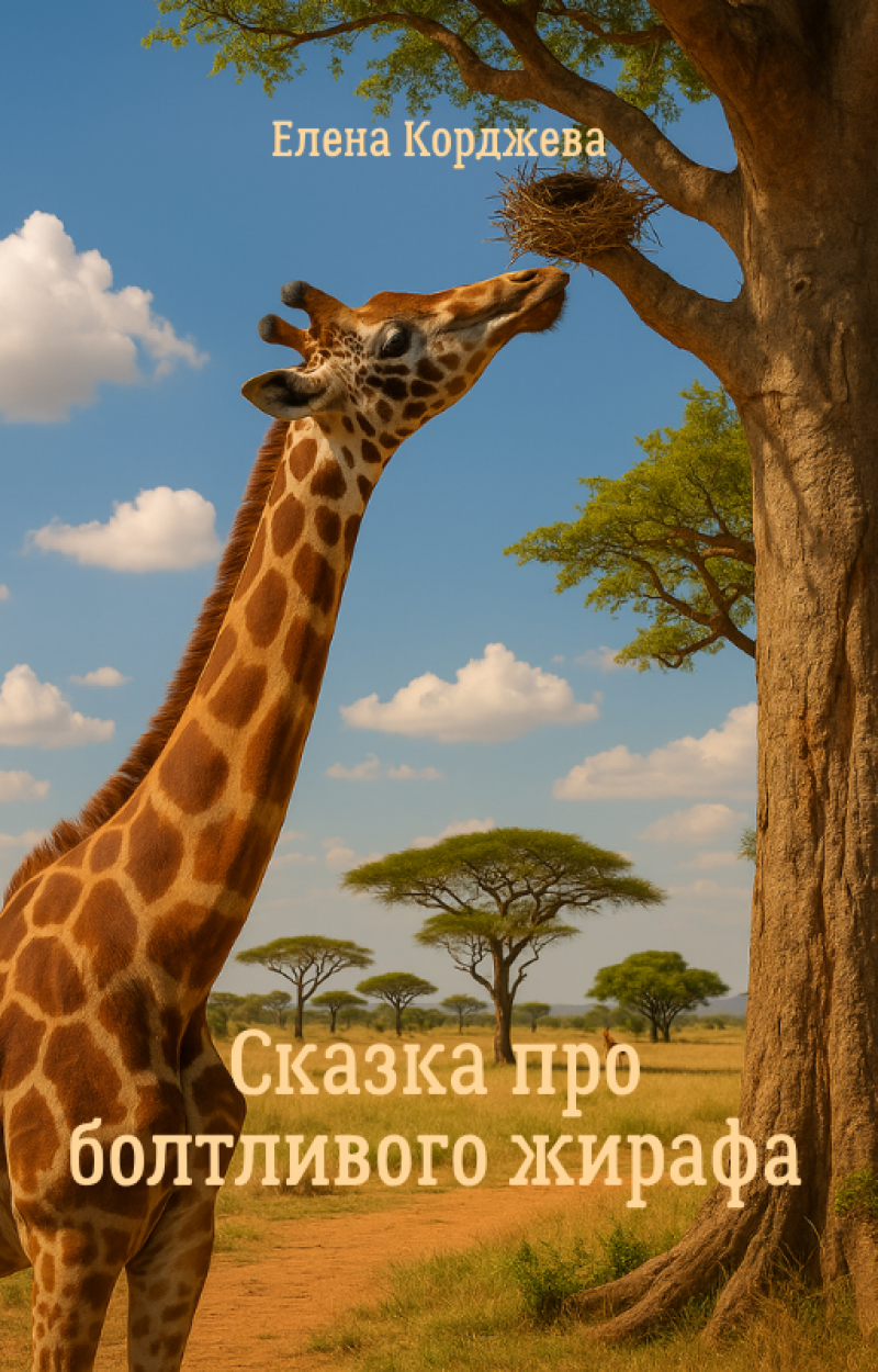 Сказка про болтливого жирафа